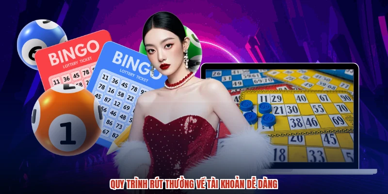 Quy trình rút thưởng về tài khoản dễ dàng